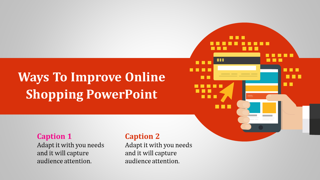 online shopping powerpoint-Ways To Improve Online Shopping Powerpoint